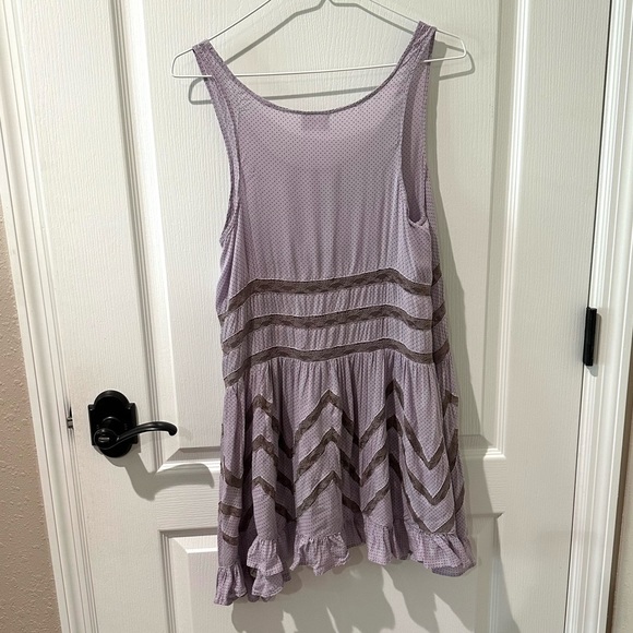 Intimately Free People Lavender Voile Lace Trapeze Dress - Picture 10 of 11